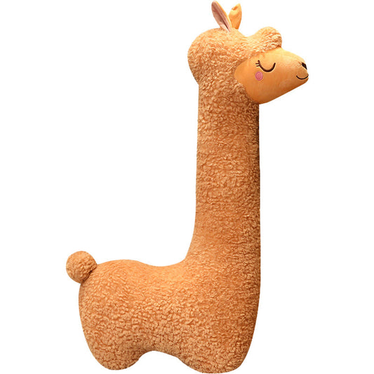 Alpaca Plush Toy Pillow – Soft Cuddly Stuffed Animal for Babies & Kids