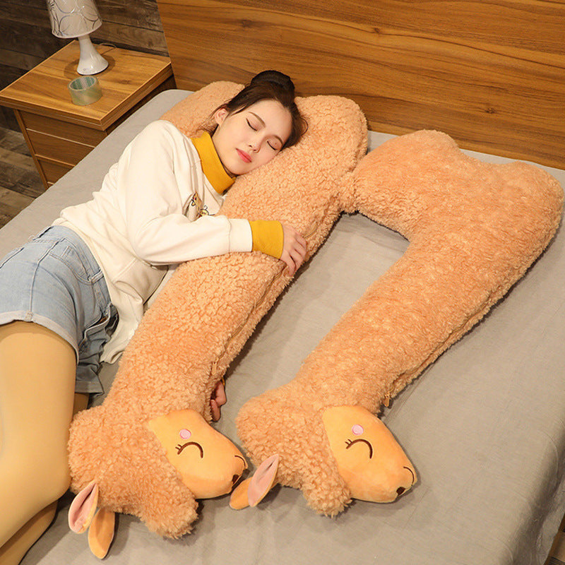 Alpaca Plush Toy Pillow – Soft Cuddly Stuffed Animal for Babies & Kids