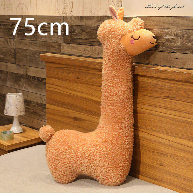 Alpaca Plush Toy Pillow – Soft Cuddly Stuffed Animal for Babies & Kids