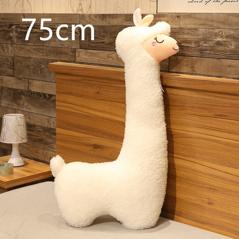 Alpaca Plush Toy Pillow – Soft Cuddly Stuffed Animal for Babies & Kids