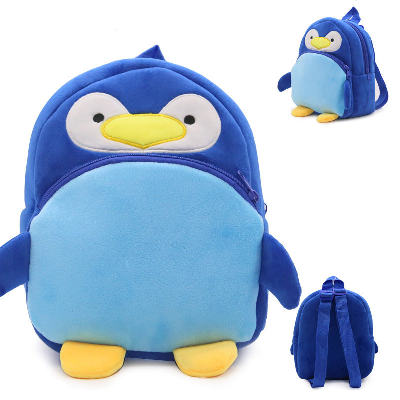 Penguin Baby Backpack – Cute Cartoon Toddler Bag for Boys & Girls